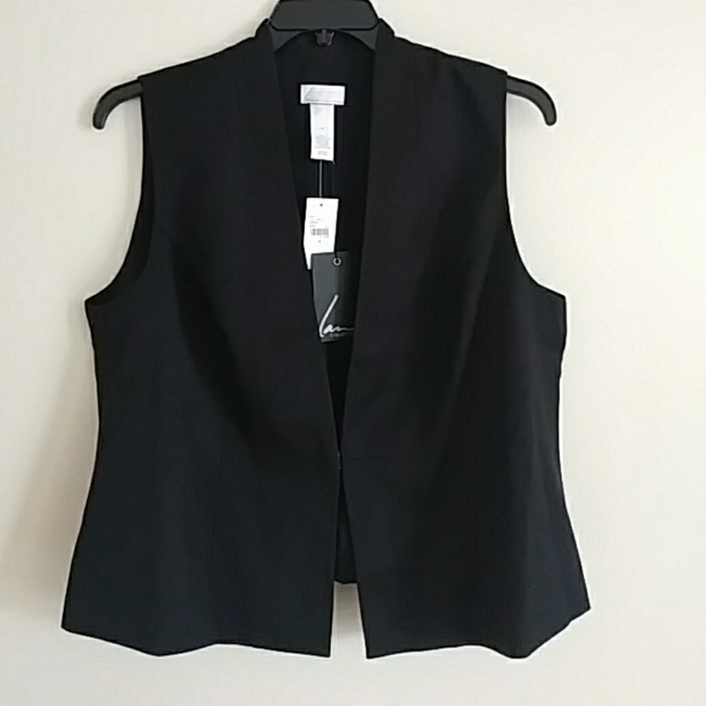 Lane Collection sleeveless blazer size 18